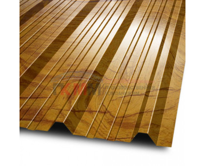 Профлист ММ35-1000-0.5 ECOSTEEL_T ЗолотойДуб Профлист ММ35-1000-0.5 ECOSTEEL_T ЗолотойДуб