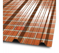 Профлист ММ35-1000-0.5 ECOSTEEL Кирпич Профлист ММ35-1000-0.5 ECOSTEEL Кирпич