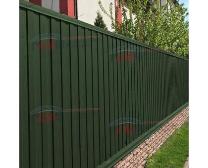 Профнастил МП10-1100-0.5 RAL6007 Viking E