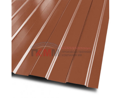 Профнастил МП10-1100-0.5 RAL8004 Norman
