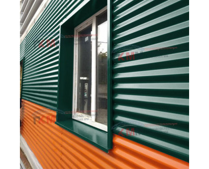 Профлист МП18-1100-0.5 RAL6005 PURMAN Профлист МП18-1100-0.5 RAL6005 PURMAN