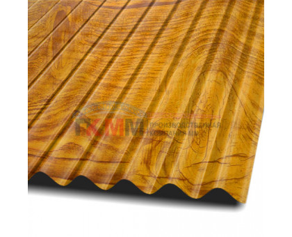 Профлист МП18-1100-0.5 ЗолотойДуб ECOSTEEL_T
