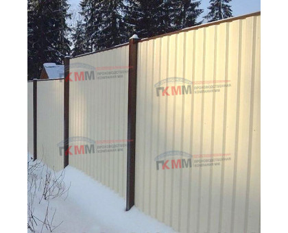 Профнастил МП20-1100-0.5 RAL1015 Пластизол