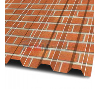 Профлист МП20-1100-0.5 Кирпич ECOSTEEL