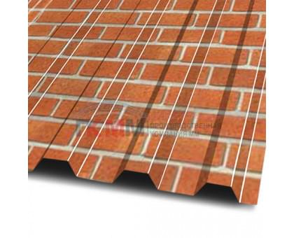 Профнастил МП20-1100-0.5 Кирпич ECOSTEEL