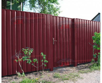 Профнастил МП35-1035-0.5-RAL3005 Призма
