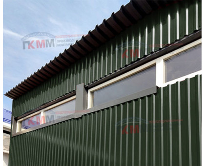 Профнастил МП35-1035-0.5 RAL6007 Viking E