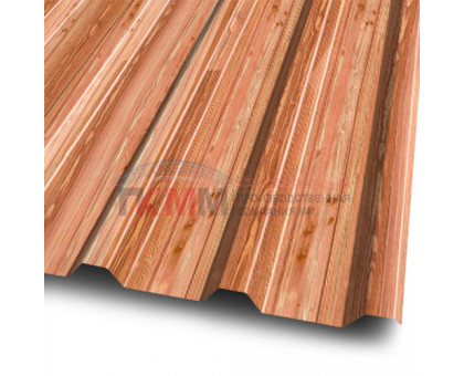 Профлист МП35-1035-0.5 Кедр ECOSTEEL_T Профлист МП35-1035-0.5 Кедр ECOSTEEL_T