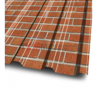 Профлист МП35-1035-0.5 Кирпич ECOSTEEL Профлист МП35-1035-0.5 Кирпич ECOSTEEL