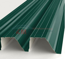 Профнастил Н126-978-0.7 RAL6005 Полиэстер