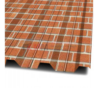 Профлист Н60-845-0.5 Кирпич ECOSTEEL Профлист Н60-845-0.5 Кирпич ECOSTEEL