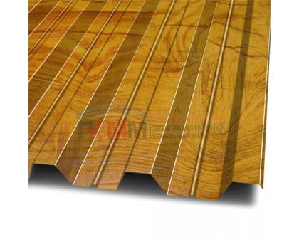 Профлист Н60-845-0.5 ЗолотойДуб ECOSTEEL_T