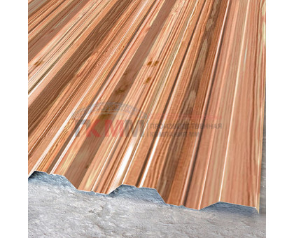 Профлист НС35-1000-0.5 Кедр ECOSTEEL_T Профлист НС35-1000-0.5 Кедр ECOSTEEL_T