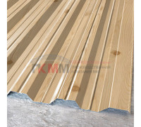 Профлист НС35-1000-0.5 Сосна ECOSTEEL_T Профлист НС35-1000-0.5 Сосна ECOSTEEL_T