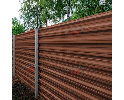 Профнастил НС35-1000-0.5 RAL8004 Norman