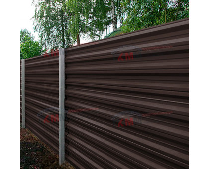Профнастил НС35-1000-0.5 RAL8017 Пластизол