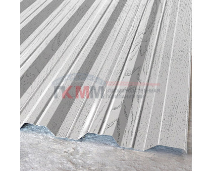Профнастил НС35-1000-0.5 Беленый Дуб ECOSTEEL_MA Профнастил НС35-1000-0.5 Беленый Дуб ECOSTEEL_MA