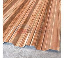 Профнастил НС35-1000-0.5 Кедр ECOSTEEL_T