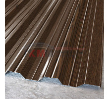 Профнастил НС35-1000-0.5 МореныйДуб ECOSTEEL_MA