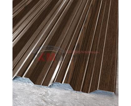 Профнастил НС35-1000-0.5 МореныйДуб ECOSTEEL_MA