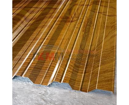 Профнастил НС35-1000-0.5 ЗолотойДуб ECOSTEEL_T