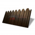 Профнастил фигурный С10 - 0,45 Окрас - Б, Print Elite Antique Wood