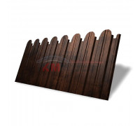 Профнастил фигурный С10 - 0,45 Окрас - Б, Print Elite Cherry Wood