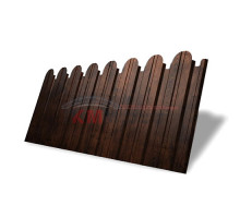 Профнастил фигурный С10 - 0,45 Окрас - Б, Print Elite Cherry Wood