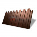 Профнастил фигурный С10 - 0,45 Окрас - А, Print Elite Choco Wood