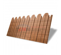 Профнастил фигурный С10 - 0,45 Окрас - А, Print Elite Honey Wood