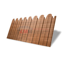 Профнастил фигурный С10 - 0,45 Окрас - Б, Print Elite Honey Wood