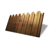 Профнастил фигурный С10 - 0,45 Окрас - Б, Print Elite Nutwood