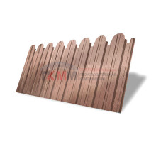 Профнастил фигурный С10 - 0,45 Окрас - Б, Print Elite White Wood