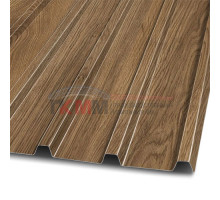 Профлист С10х1150-0.5 Античный дуб ECOSTEEL