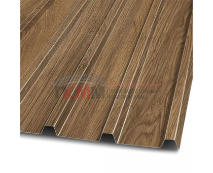 Профлист С10х1150-0.5 Античный дуб ECOSTEEL