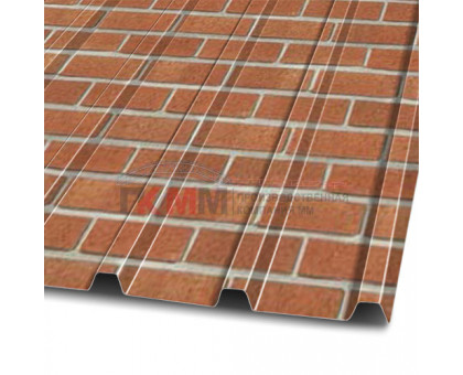 Профлист С10-1150-0.5 Кирпич ECOSTEEL Профлист С10-1150-0.5 Кирпич ECOSTEEL