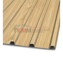 Профлист С10х1150-0.5 Светлое дерево ECOSTEEL