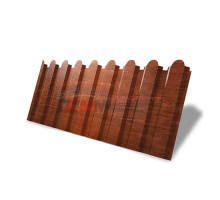 Профнастил фигурный С20 - 0,45 Окрас - Б, Print Elite с пленкой Cherry Wood