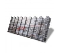 Профнастил фигурный С20 - 0,45 Окрас - А, Print Elite Fine Stone