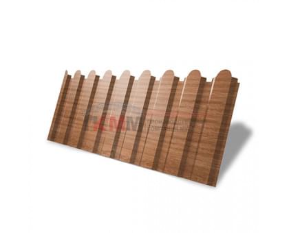 Профнастил фигурный С20 - 0,45 Окрас - А, Print Elite Honey Wood
