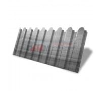 Профнастил фигурный С20 - 0,45 Окрас - А, Print Premium Silver Wood