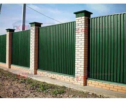 Профнастил C21-1000-0.45 RAL6002 Полиэстер