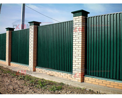 Профнастил C21-1000-0.5-RAL6005 Призма