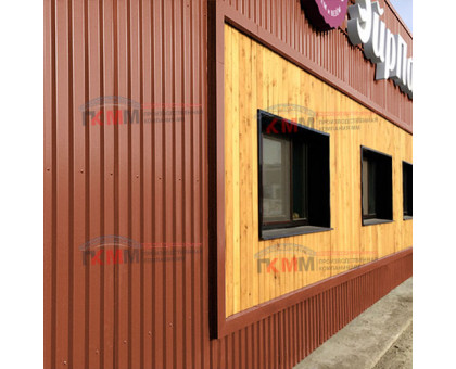 Профнастил C21-1000-0.5 RAL8004 Norman Профнастил C21-1000-0.5 RAL8004 Norman
