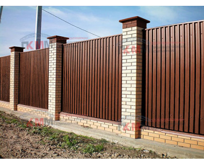 Профнастил C21-1000-0.5 RAL8004 Norman Профнастил C21-1000-0.5 RAL8004 Norman