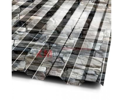 Профнастил C21-1000-0.5 БелыйКамень ECOSTEEL