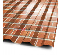 Профнастил C21-1000-0.5 Кирпич ECOSTEEL