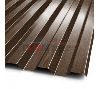 Профнастил C21-1000-0.5 МореныйДуб ECOSTEEL_MA Профнастил C21-1000-0.5 МореныйДуб ECOSTEEL_MA