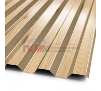 Профнастил C21-1000-0.5 Сосна ECOSTEEL_MA Профнастил C21-1000-0.5 Сосна ECOSTEEL_MA