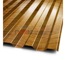 Профнастил C21-1000-0.5 ЗолотойДуб ECOSTEEL_T